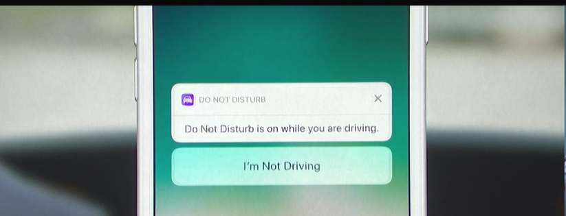 do not disturb while driving